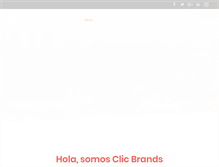 Tablet Screenshot of clicbrands.com